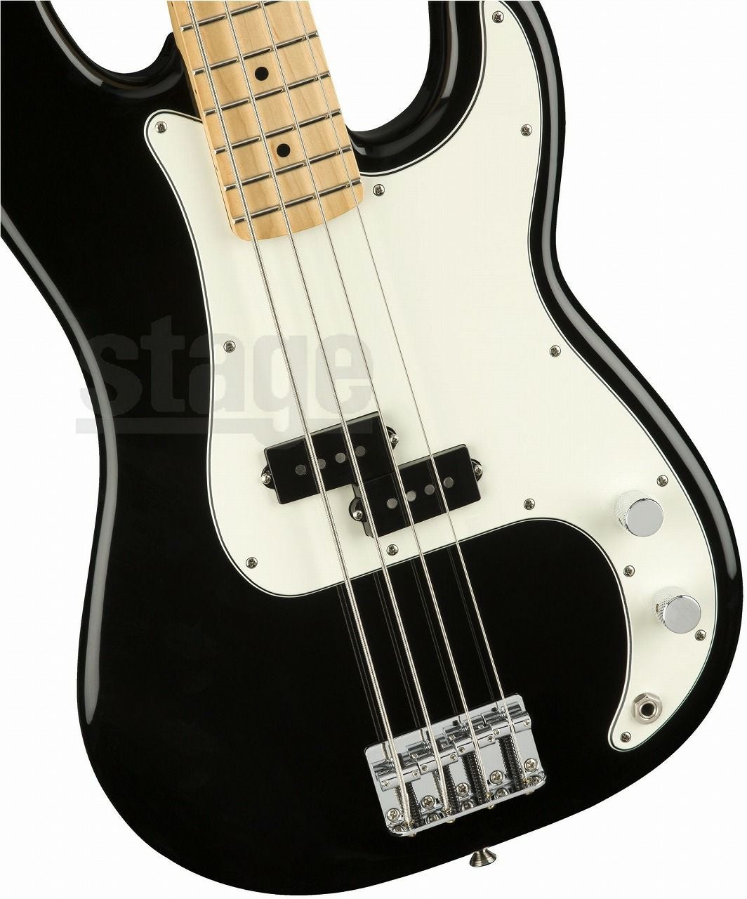 Fender Player Precision Bass®, Maple Fingerboard, Blackフェンダー プレイヤー プレシジョンベース ブラック【Stage Bass】エレキベース プレべ 黒