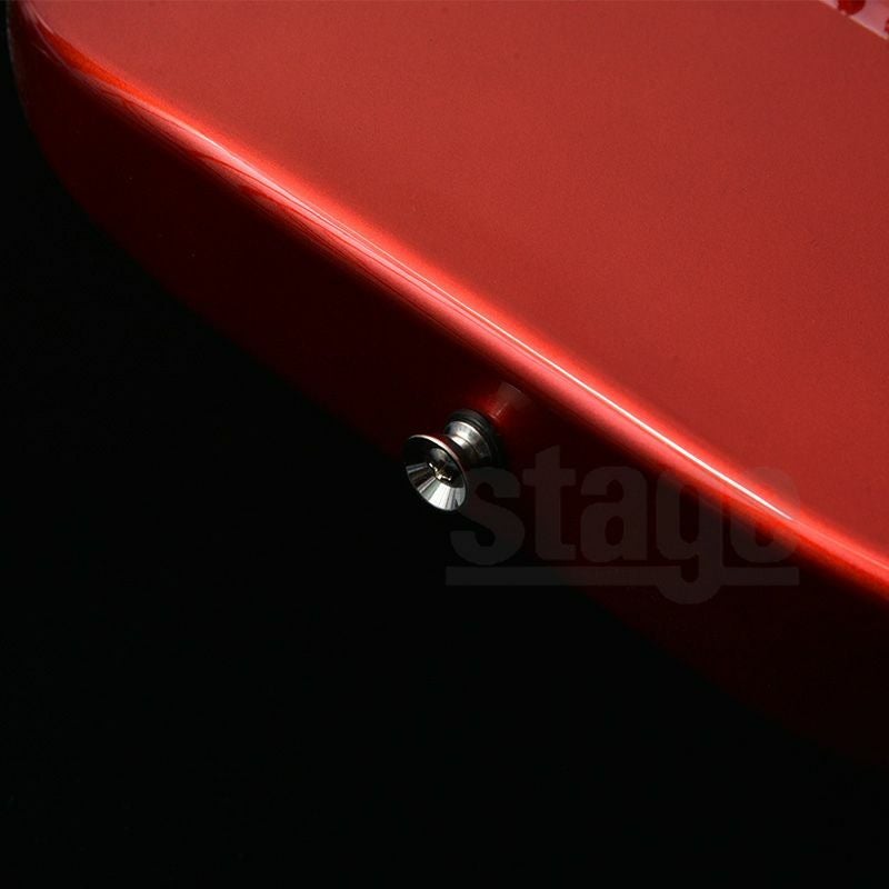 Bacchus GS-2DX RSM/M CAR (Candy Apple Red)Universe seriesバッカス エレキギター ユニバースシリーズ ローステッドメイプル ストラトキャスター キャンディアップルレッド【Stage Guitar】コイルタップ リアハム 赤