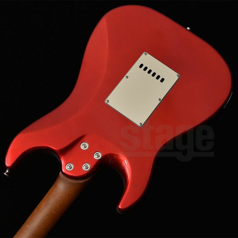Bacchus GS-2DX RSM/M CAR (Candy Apple Red)Universe seriesバッカス エレキギター ユニバースシリーズ ローステッドメイプル ストラトキャスター キャンディアップルレッド【Stage Guitar】コイルタップ リアハム 赤