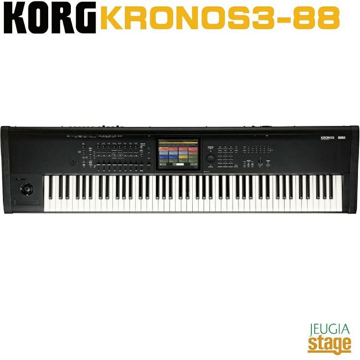 【初回生産分：先着即納可能！】【新製品】KORG KRONOS3-88 MUSIC WORKSTATIONコルグ クロノス3 ミュージックワークステーション 88鍵盤：RH3（リアル・ウェイテッド・ハンマー・アクション3）モデル 【Stage Synthesizer】 シンセサイザー キーボード