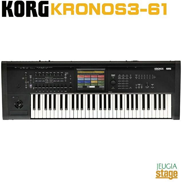 【新製品】KORG KRONOS3-61 MUSIC WORKSTATIONコルグ クロノス3 ミュージックワークステーション 61鍵盤：ナチュラル・タッチ・セミ・ウェイテッド モデル 【Stage Synthesizer】 シンセサイザー キーボード