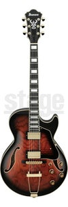Ibanez AG95QA DBS(Dark Brown Sunburst)AG Artcore Expressionistアイバニーズ エレキギター ダークブラウンサンバースト【Stage-Rakuten Guitar】フルアコースティックギター ホロウボディ 茶