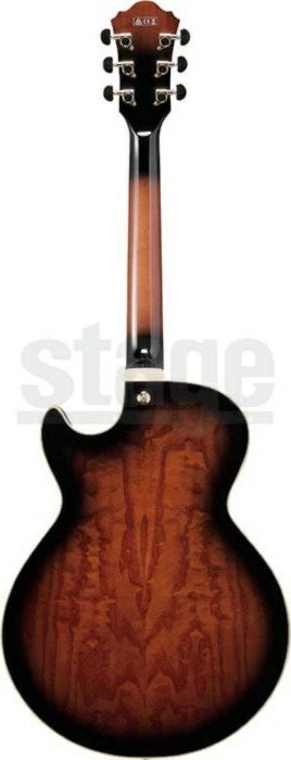 Ibanez AG95QA DBS(Dark Brown Sunburst)AG Artcore Expressionistアイバニーズ エレキギター ダークブラウンサンバースト【Stage-Rakuten Guitar】フルアコースティックギター ホロウボディ 茶