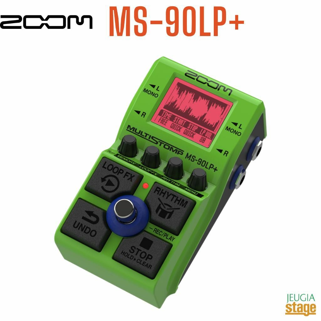 ZOOM MS-90LP+ MultiStompズーム ルーパーペダル マルチストンプ【Stage Guitar Accessory】ギター ベース Looper エフェクター effector effect pedal