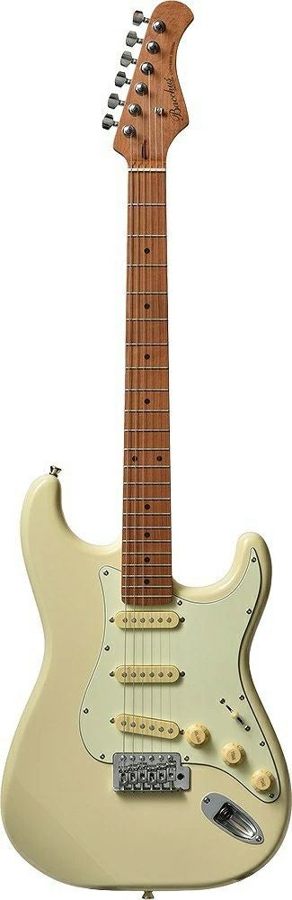 アンプ8点セット付き】Bacchus BST-1-RSM/M OWH SETバッカス エレキギター ローステッドメイプル ユニバースシリーズ オリンピックホワイト【Stage-Guitar】初心者 人気 定番 スタート ストラトキャスタータイプ