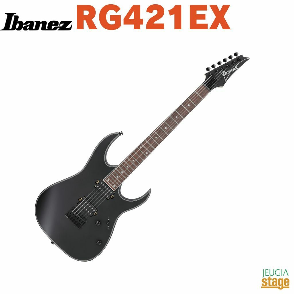 Ibanez RG421EX BKF(Black Flat)アイバニーズ イバニーズ RGシリーズ ブラックフラット