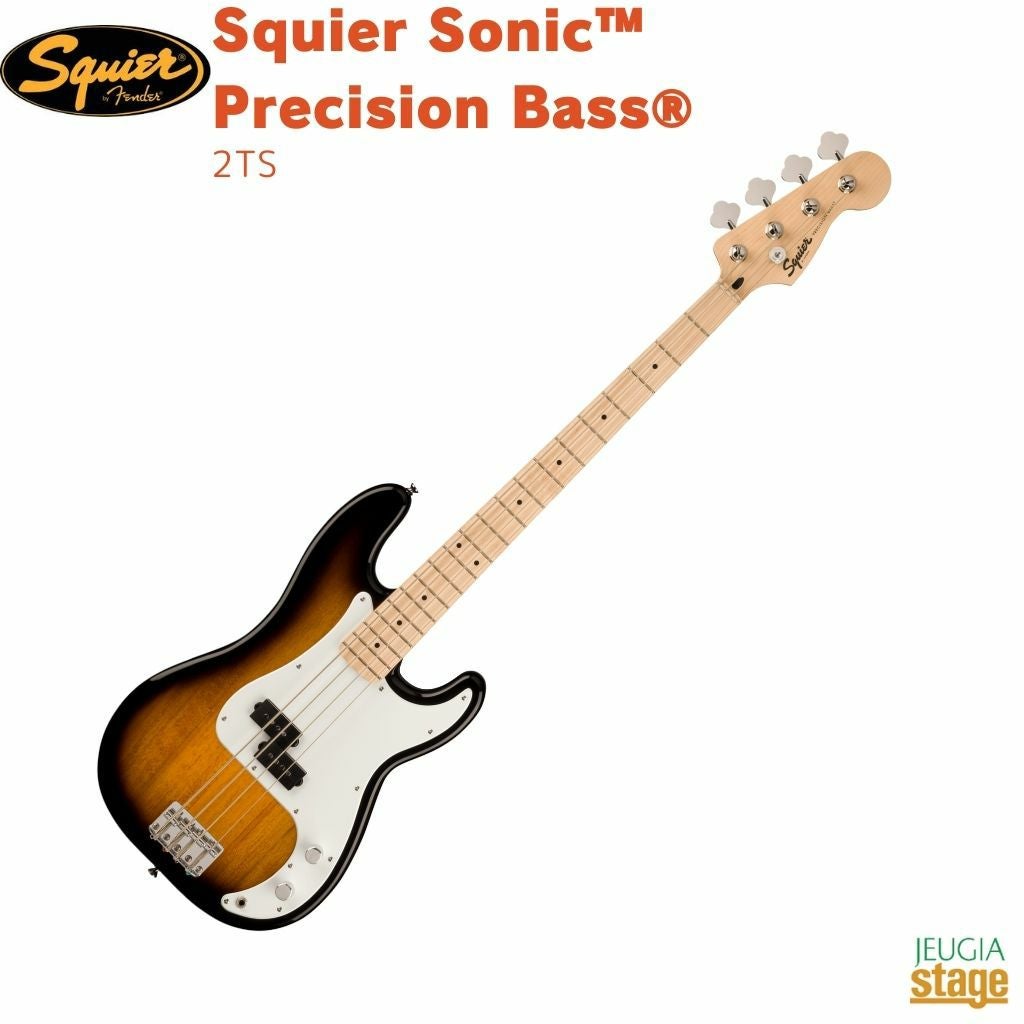 Squier Sonic® Precision Bass®, Maple Fingerboard, White