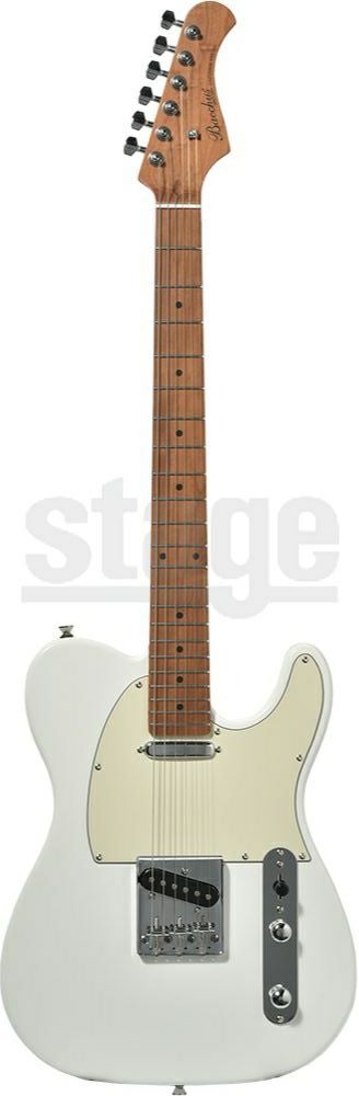 【アンプ8点セット付き】Bacchus BTE-1DX RSM/M WH SETバッカス エレキギター ローステッドメイプル ユニバースシリーズ ホワイト