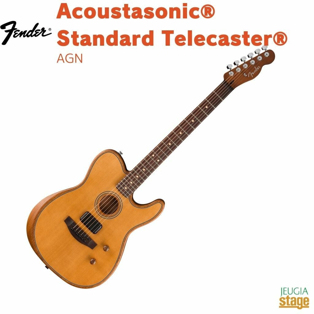 FENDER フェンダー Acoustasonic Std Teleアコスタ Fender / Acoustasonic Standard Telecaster Black フェンダーアコギ