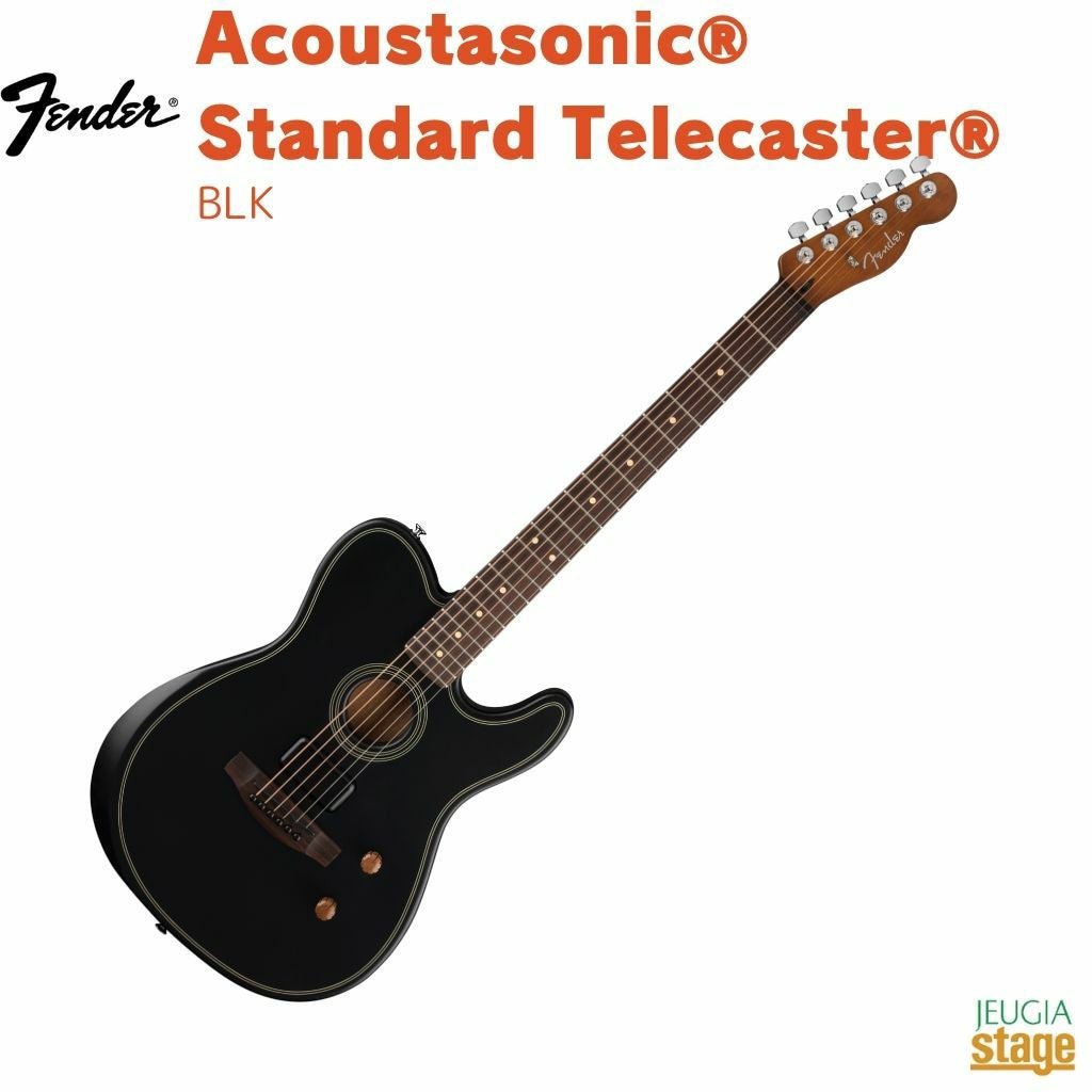 Fender Acoustasonic® standard Telecaster®, Black