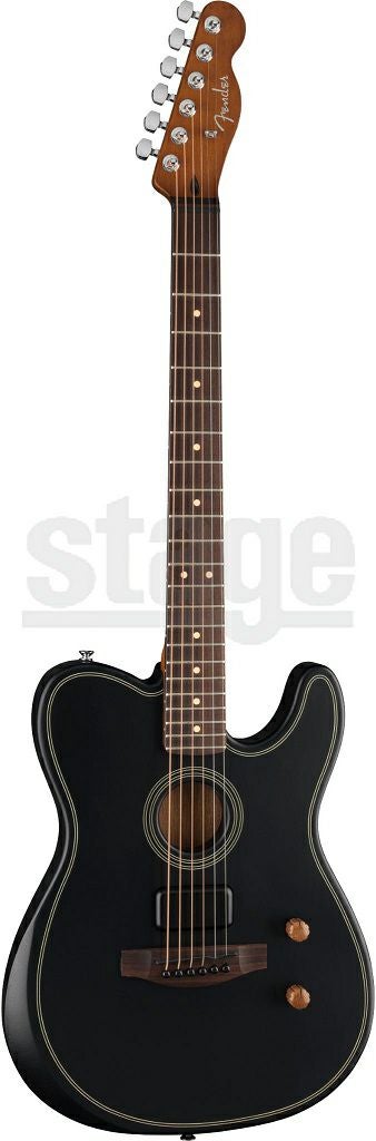 Fender Acoustasonic® standard Telecaster®, Blackフェンダー アコースタソニック アコースティックギター エレアコ テレキャスター スタンダード ブラック