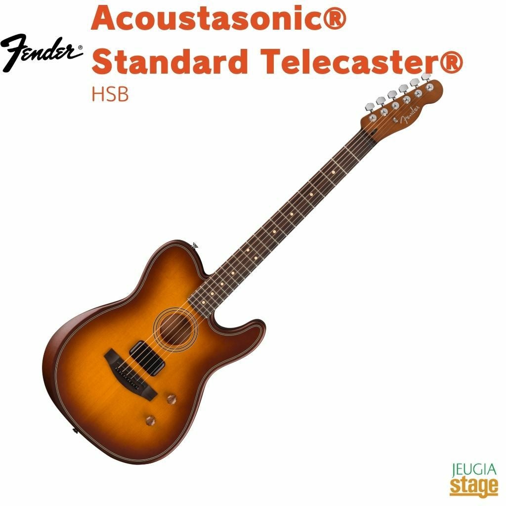 Fender Acoustasonic® standard Telecaster®, Black