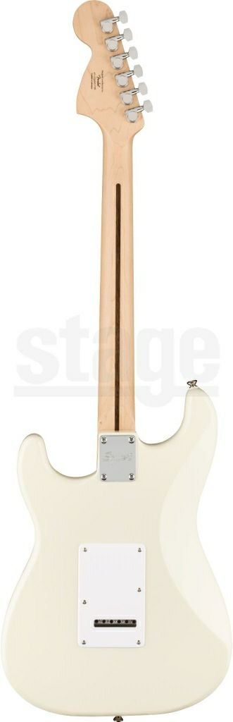 Squier Affinity Series® Stratocaster®, Maple Fingerboard, White Pickguard, Olympic Whiteスクワイア アフィニティシリーズ ストラトキャスター オリンピックホワイト