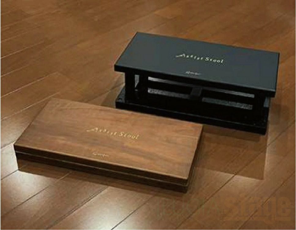 【新製品】YOSHIZAWA アシストセット 【アシストペダル 23-ASP・アシストスツール 23-ASS WN ＋ 巾着 の3点セット】 吉澤 ピアノ用アシストペダル 補助ペダル 木目調 ウォルナット【23MODEL】