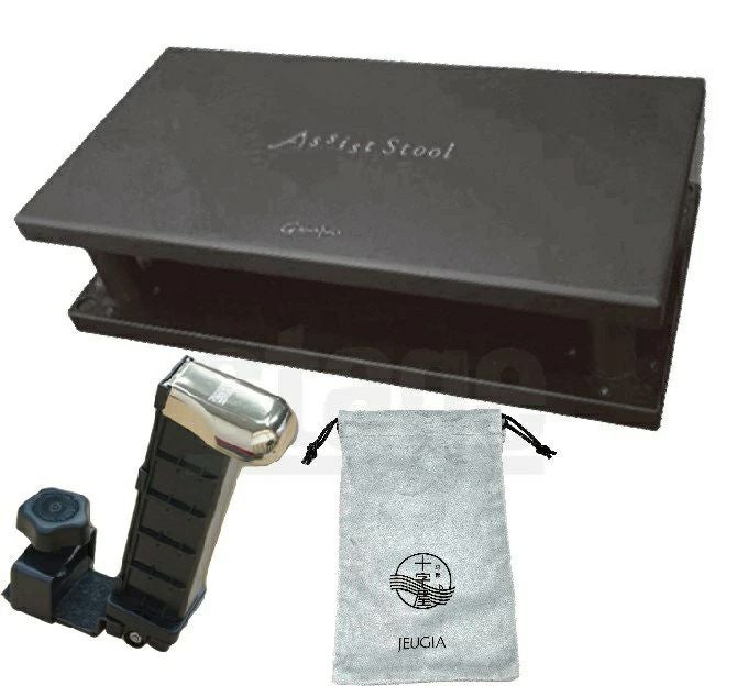 【新製品】YOSHIZAWA アシストセット 【アシストペダル 23-ASP・アシストスツール 23-ASS BK ＋ 巾着 の3点セット】 吉澤 ピアノ用アシストペダル 補助ペダル ブラック【23MODEL】