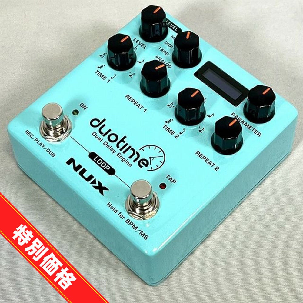 店頭展示特価品】NUX Dual Delay Engine Duotime (NDD-6) ディレイ