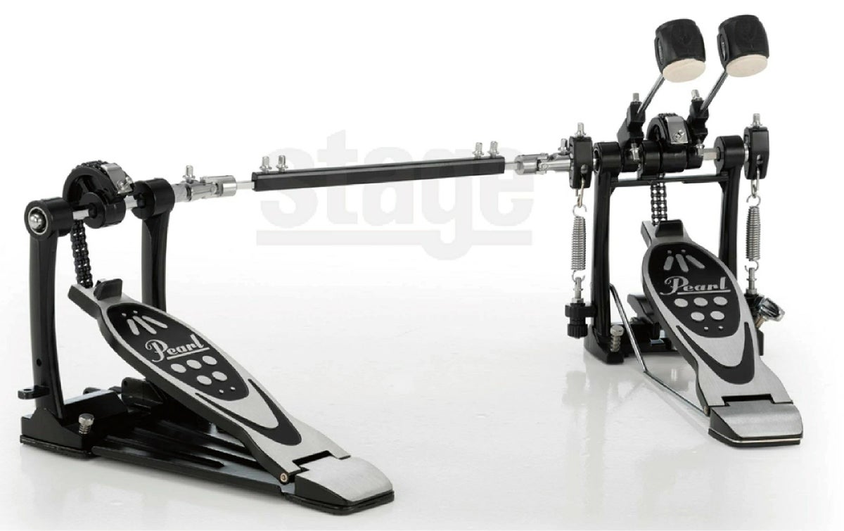 【数量限定モデル・専用ケース付き】Pearl P-532Double Bass Drum Pedal Chain Drive ＋ PSC-CPPB