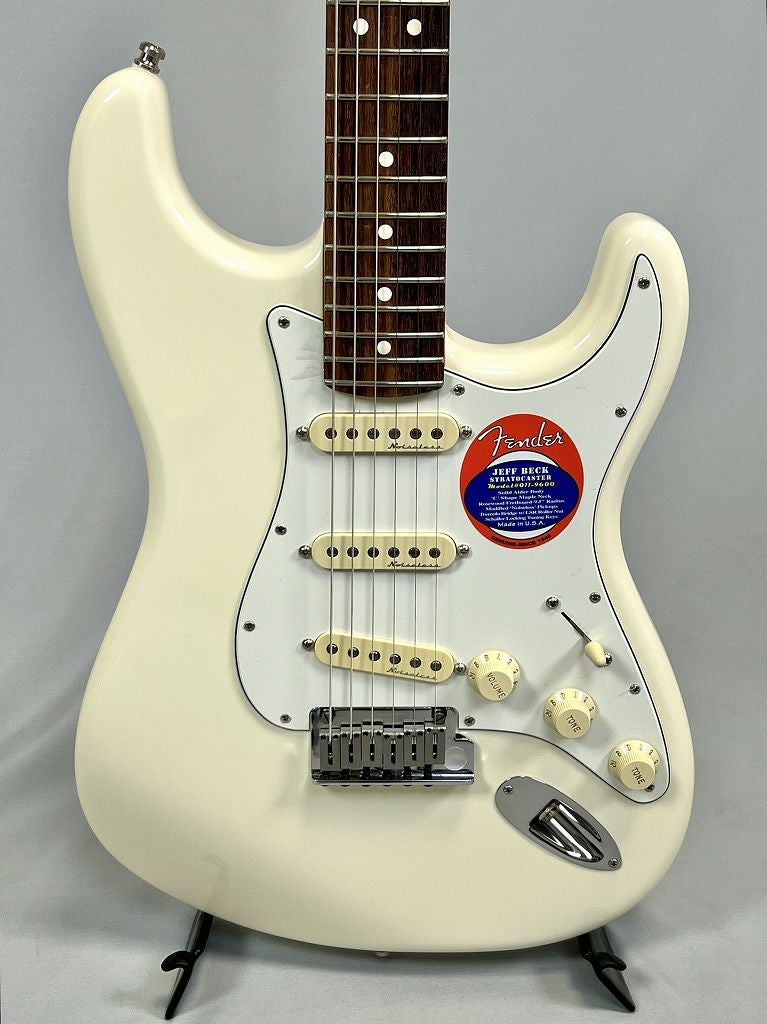 Fender Jeff Beck Stratocaster®, Rosewood Fingerboard, Olympic White