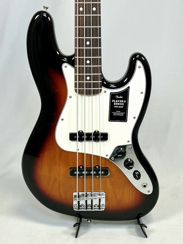 Fender Player II Jazz Bass®, Rosewood Fingerboard, 3-Color Sunburst【キズ有特価】