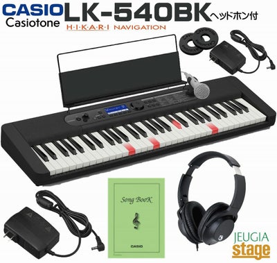 新製品】CASIO LK-540BK Casiotoneカシオ 光ナビゲーション キーボード 