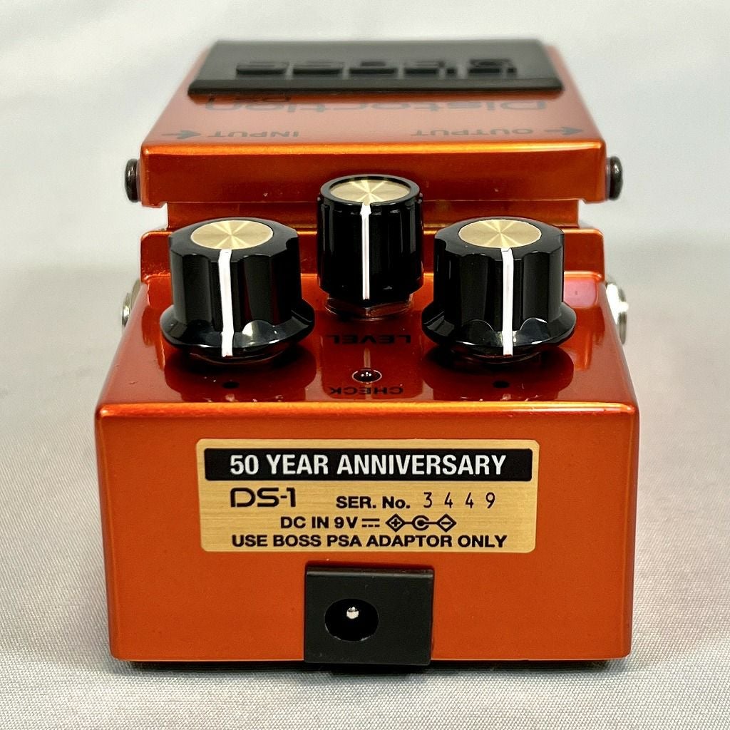 Boss DS-1-B50A Distortion(50th Anniversary)実機上面