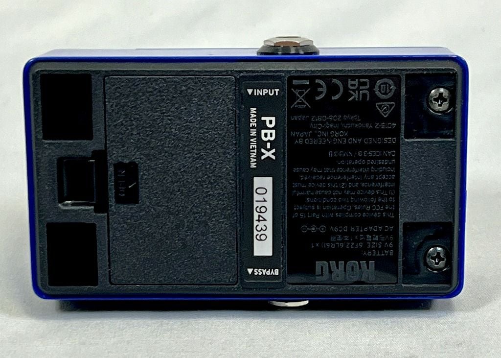 KORG Pitchblack X Blue(PB-X BL) 背面