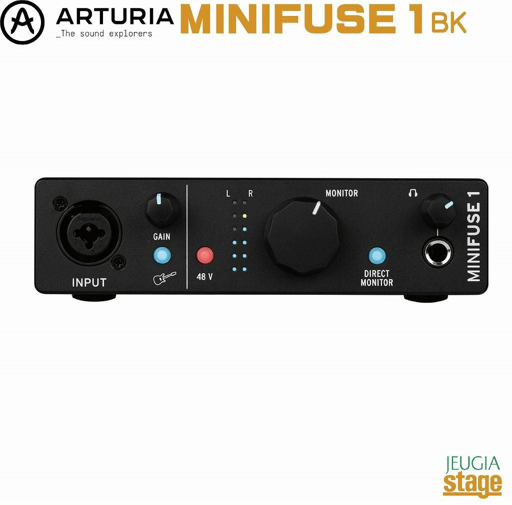 数量限定アウトレット特価】Arturia MINIFUSE 1 BKアートリア