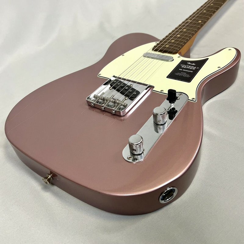  Fender Limited Edition Vintera® II Road Worn® '60s Telecaster®, Rosewood Fingerboard, Burgundy Mist Metallic