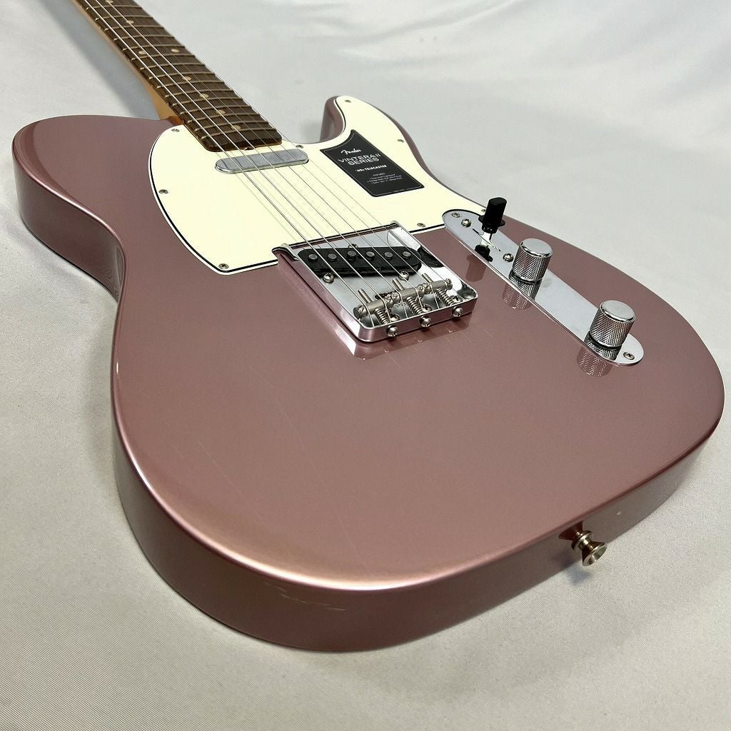  Fender Limited Edition Vintera® II Road Worn® '60s Telecaster®, Rosewood Fingerboard, Burgundy Mist Metallic