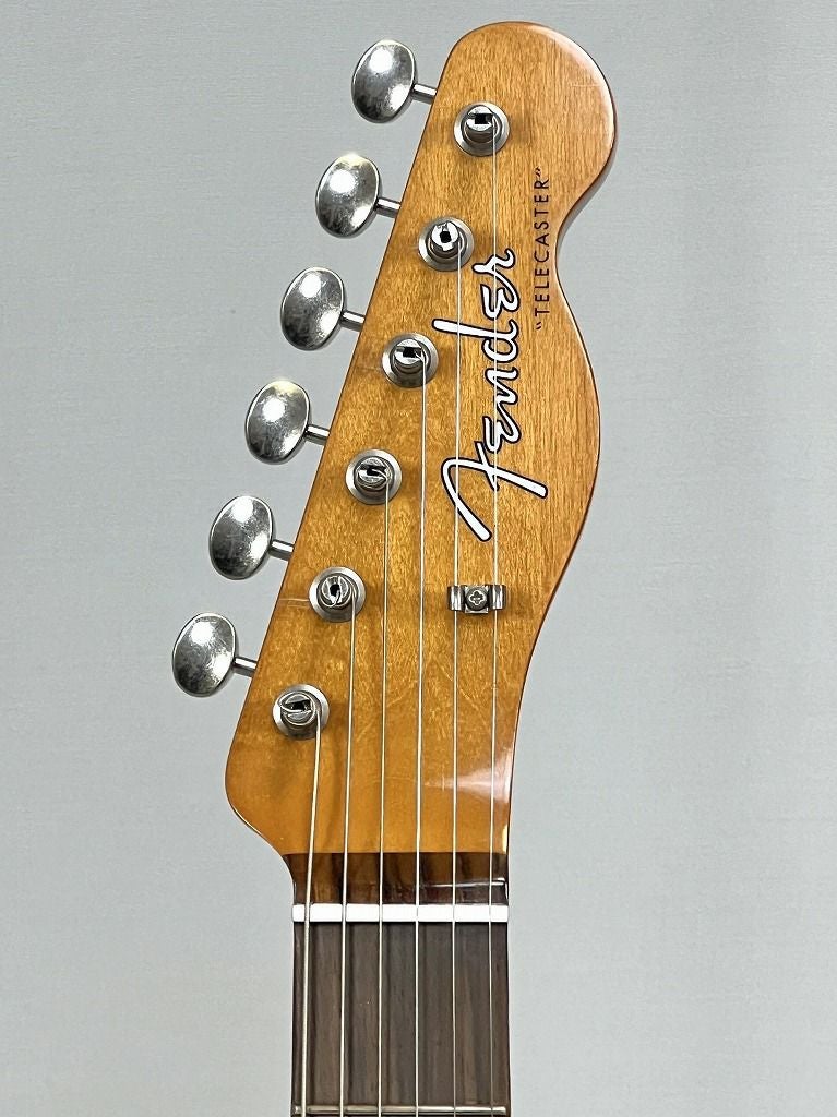  Fender Limited Edition Vintera® II Road Worn® '60s Telecaster®, Rosewood Fingerboard, Burgundy Mist Metallic ヘッド前面