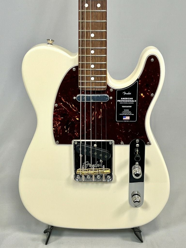 Fender American Professional II Telecaster®, Rosewood Fingerboard, Olympic White【傷アリ】ボディ前面