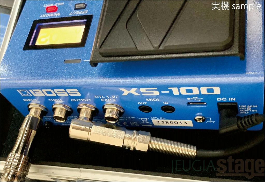BOSS Poly Shifter XS-100の接続端子部（当店撮影）