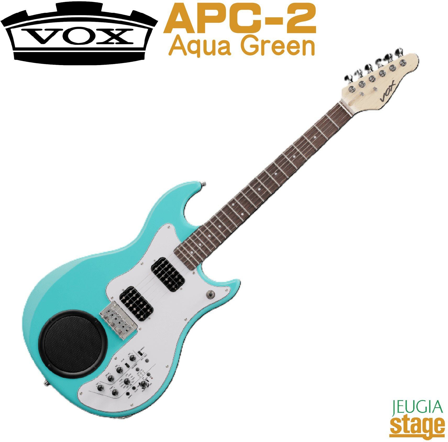 VOX APC-2 AQ (Aqua Green)ボックス / ヴォックス エレキギター ミニ