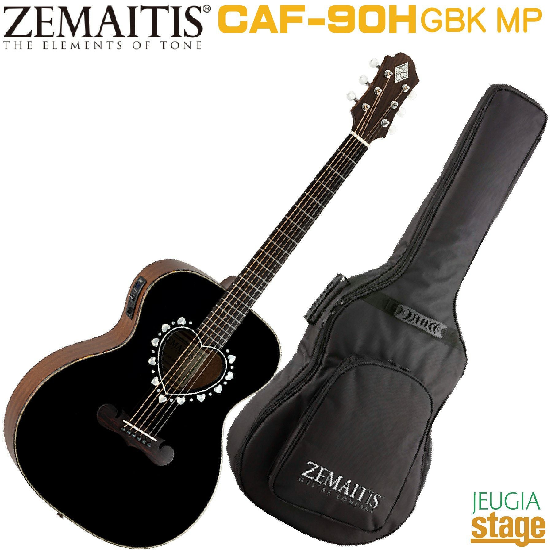 Zemaitis CAF-80HCW Denim Blackゼマイティス アコースティックギター