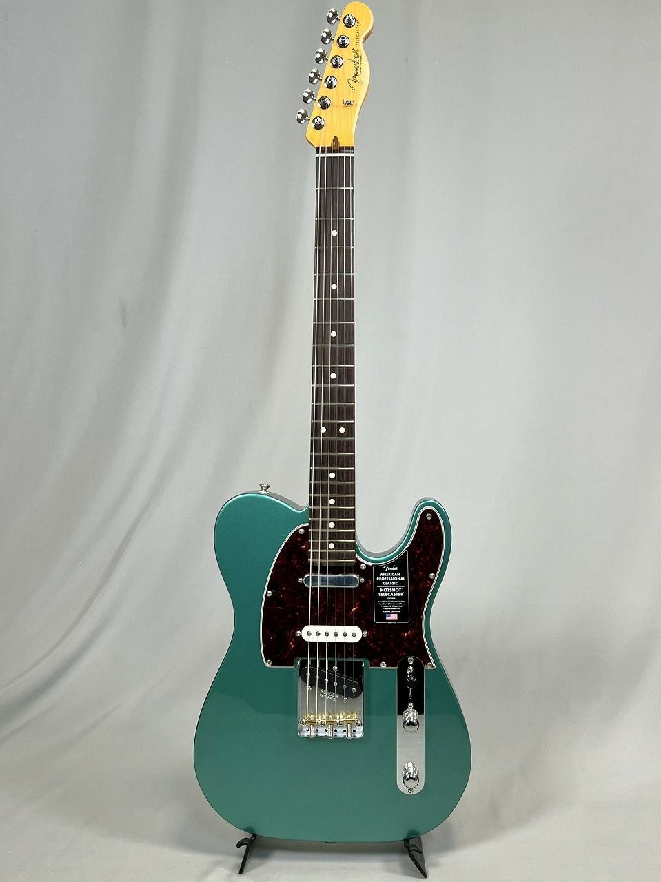 Fender American Professional Classic Hotshot Telecaster®, Rosewood Fingerboard, Faded Sherwood Green Metallic表