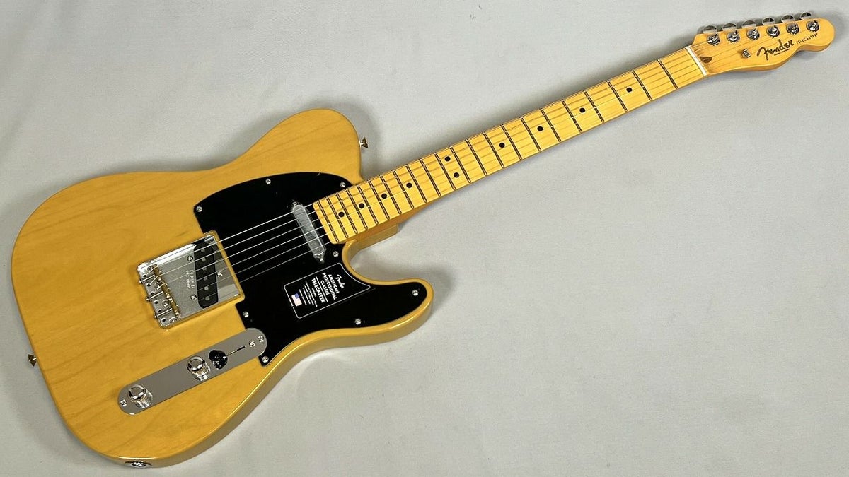 Fender American Professional Classic Telecaster®, Maple Fingerboard, Butterscotch Blonde