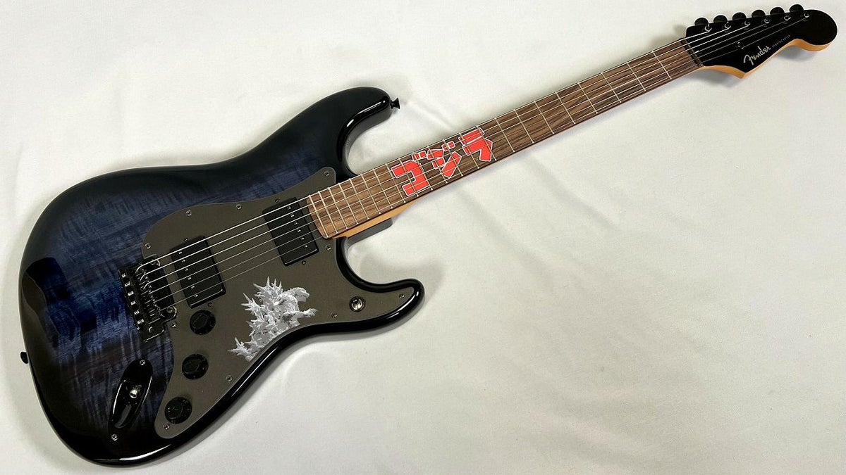 FenderMadeinJapanGodzillaStratocaster®,RosewoodFingerboard,GodzillaBlue