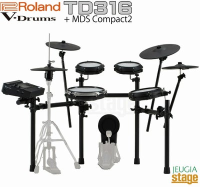 アンプ 合計9点セット付き】Roland V-Drums Quiet Design VQD106【音源 