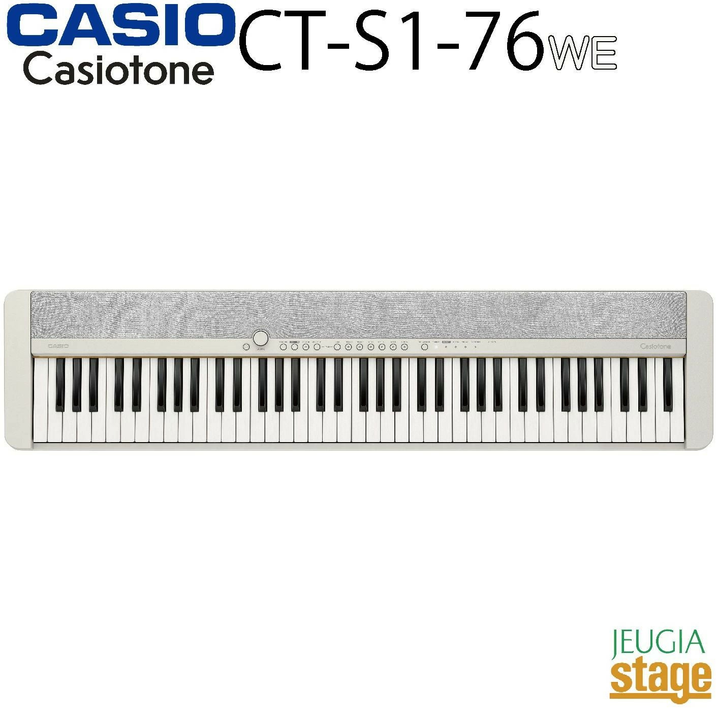 CASIO Casiotone CT-S1-76 WE WHITE | JEUGIA
