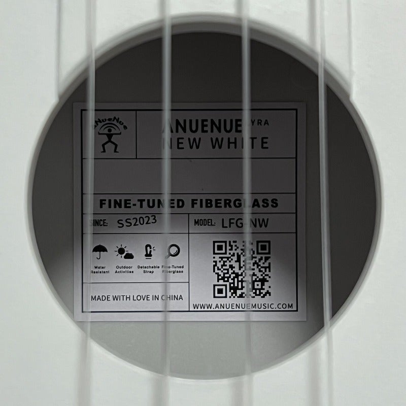 aNueNueLYRAFineTuneFiberGlassLFG-NW(NewWhite)ヘッド表