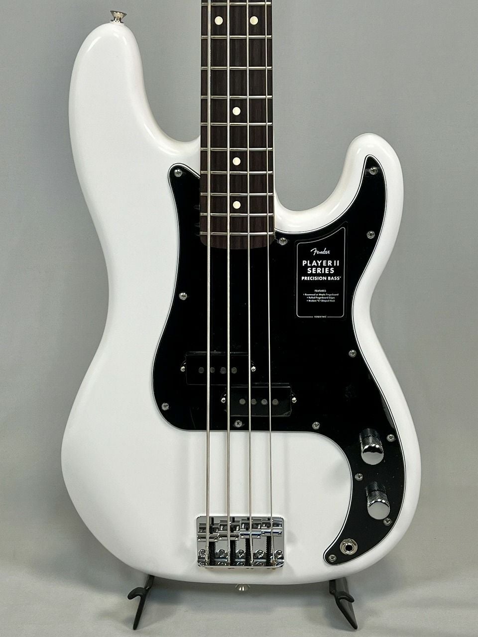 FenderPlayerIIPrecisionBass®,RosewoodFingerboard,PolarWhiteボディ表