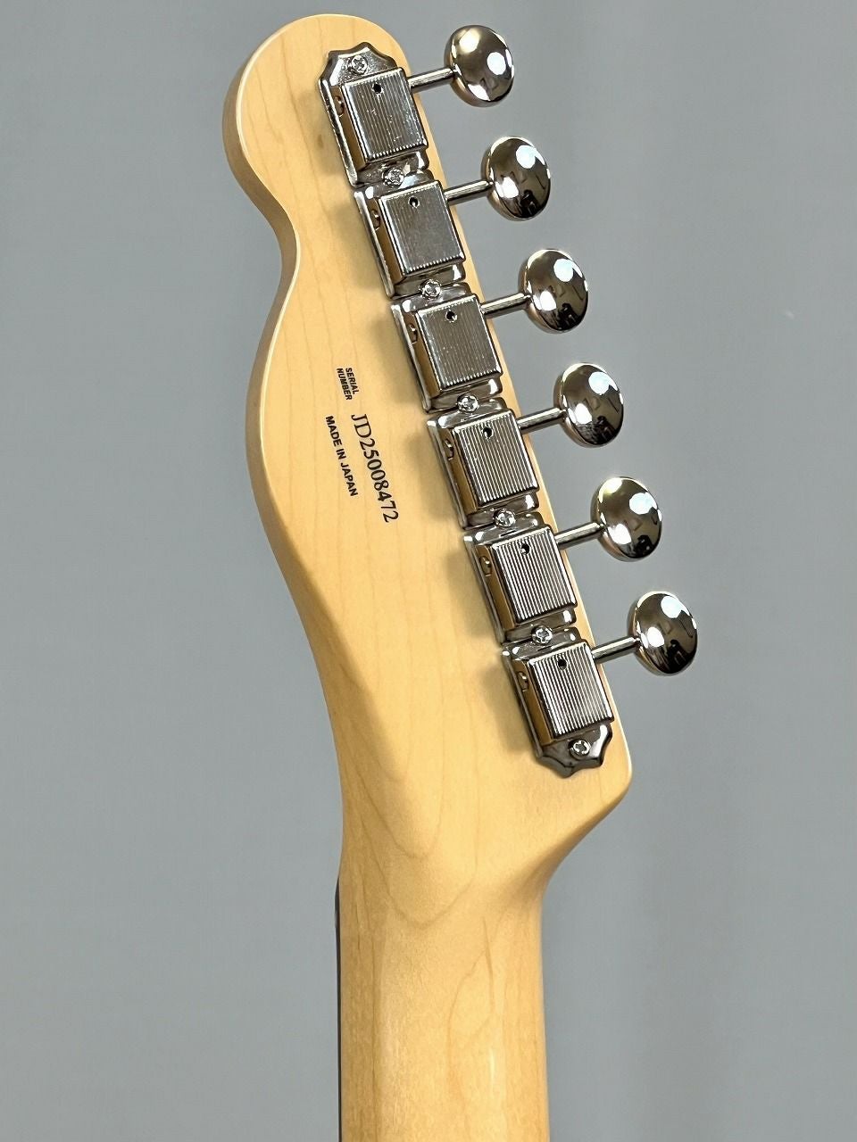 Fender Made in Japan Traditional 60s Telecaster®, Rosewood Fingerboard, 3-Color Sunburstヘッド裏