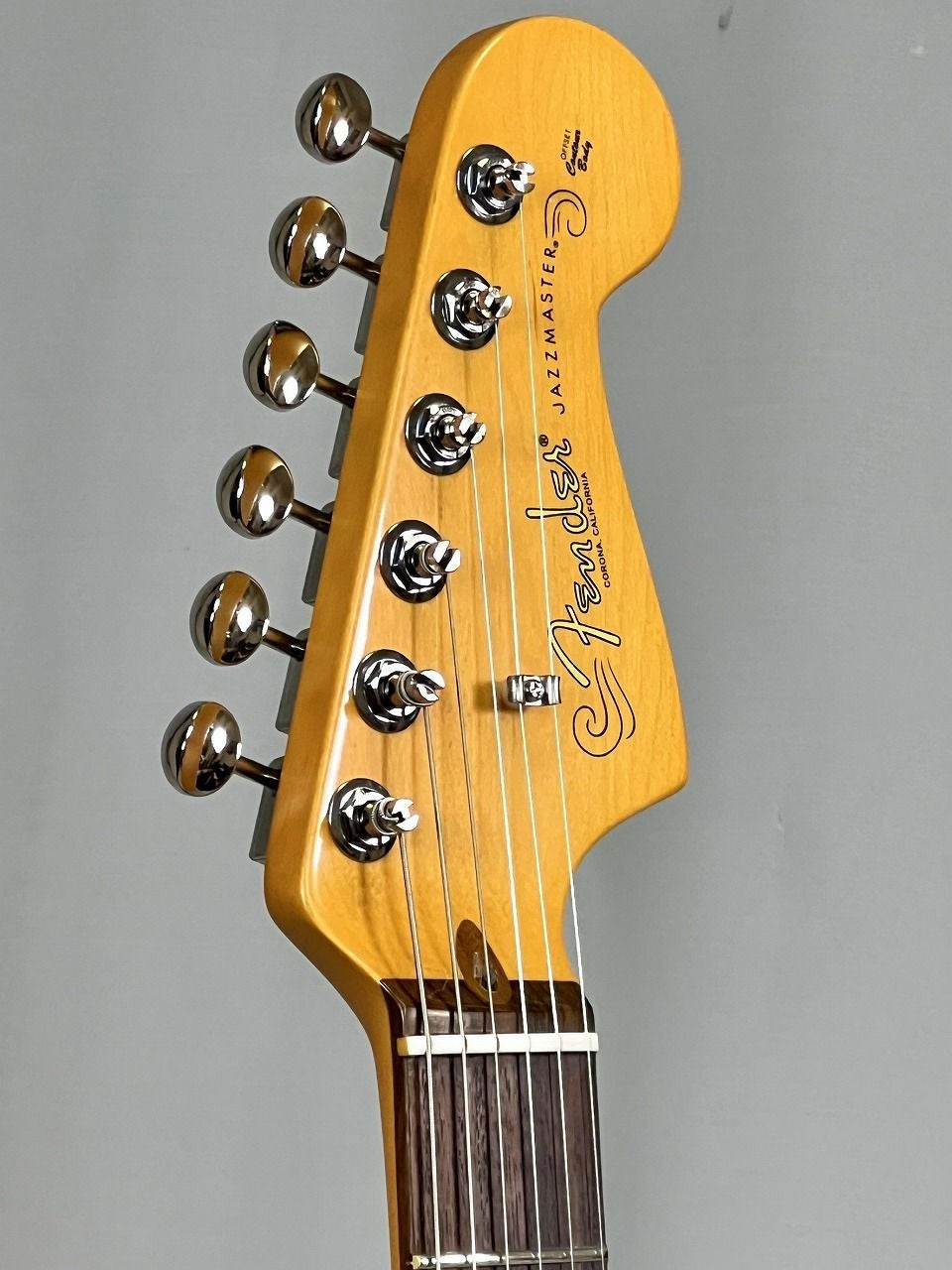 Fender American Professional Classic Jazzmaster®, Rosewood Fingerboard, Faded Sherwood Green Metallicヘッド表