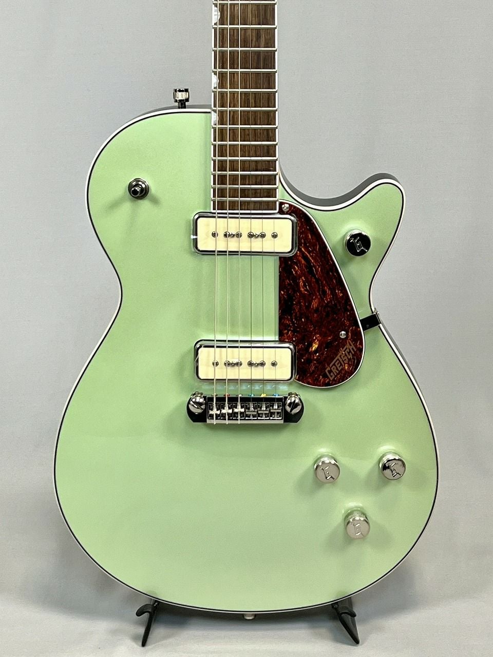 GretschG5210-P90Electromatic®Jet&trade;Two90Single-CutwithWraparound,LaurelFingerboard,BroadwayJadeボディ表