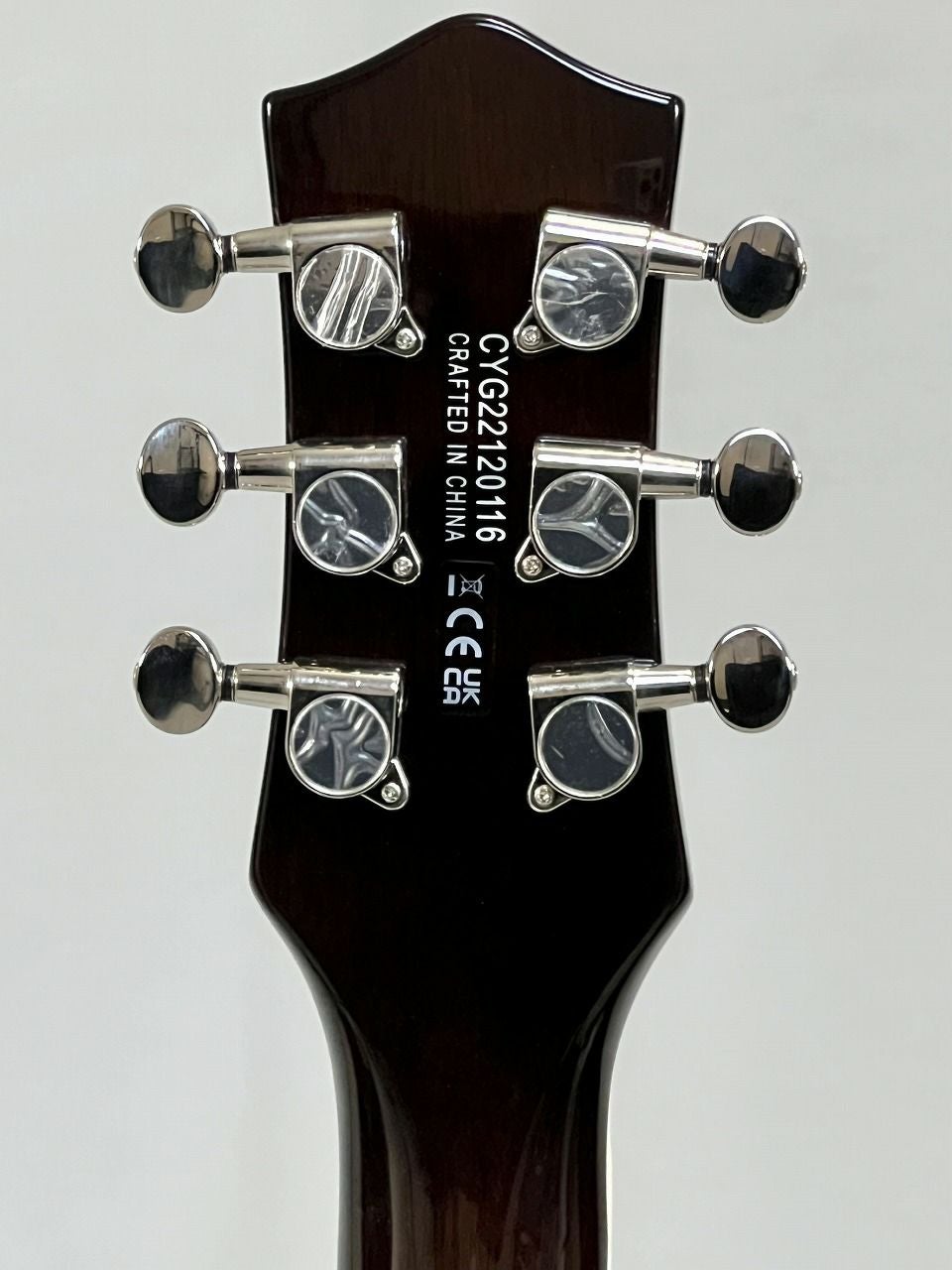 GretschG5210-P90Electromatic®Jet&trade;Two90Single-CutwithWraparound,LaurelFingerboard,BroadwayJadeヘッド裏