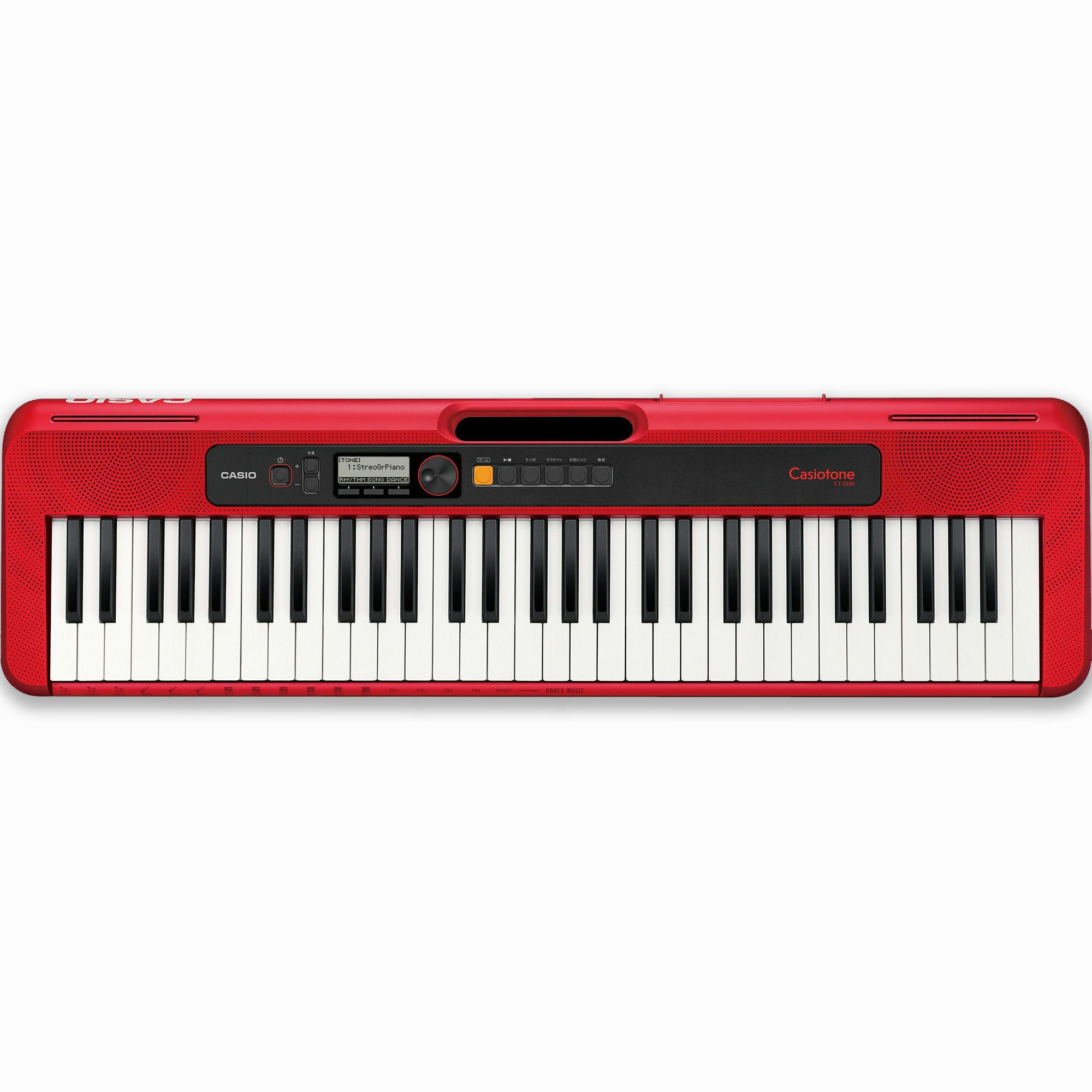 ST-440 CT-S200 CASIO 61鍵 レッド 電子キーボード CASIO Casiotone CT-S200RD RED 61鍵 レッド※お取り寄せ対応品となり