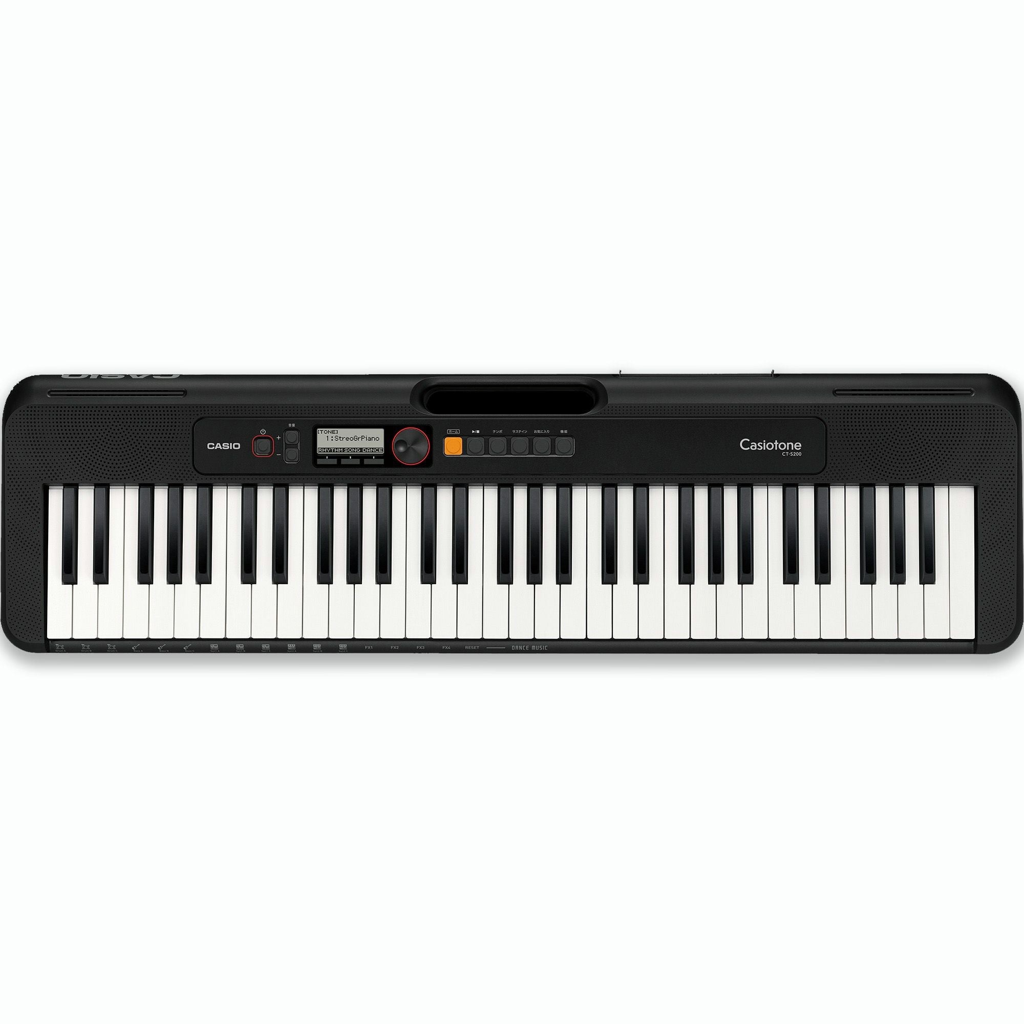 CASIO Casiotone CT-S200RD BLACK 61鍵 ブラック※お取り寄せ対応品