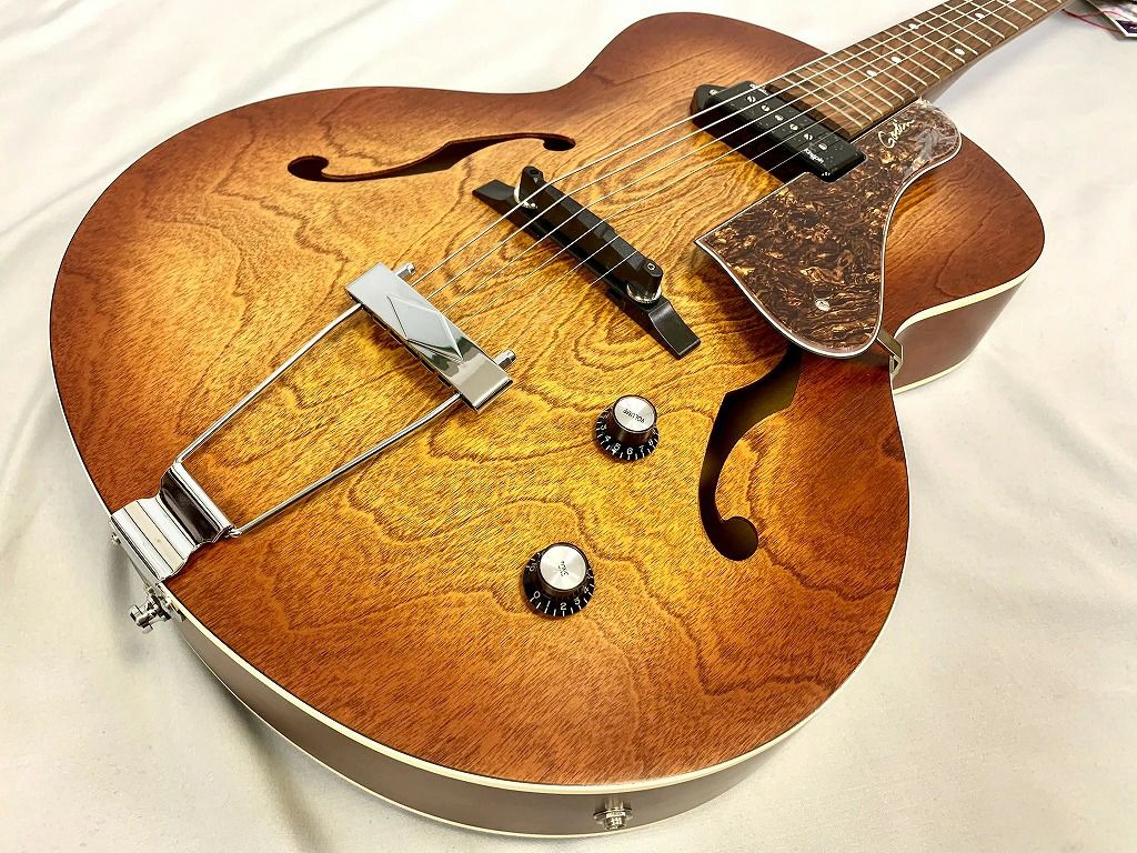 Godin 5th Avenue Kingpin P90 Cognac Burstゴダン 5thアベニュー