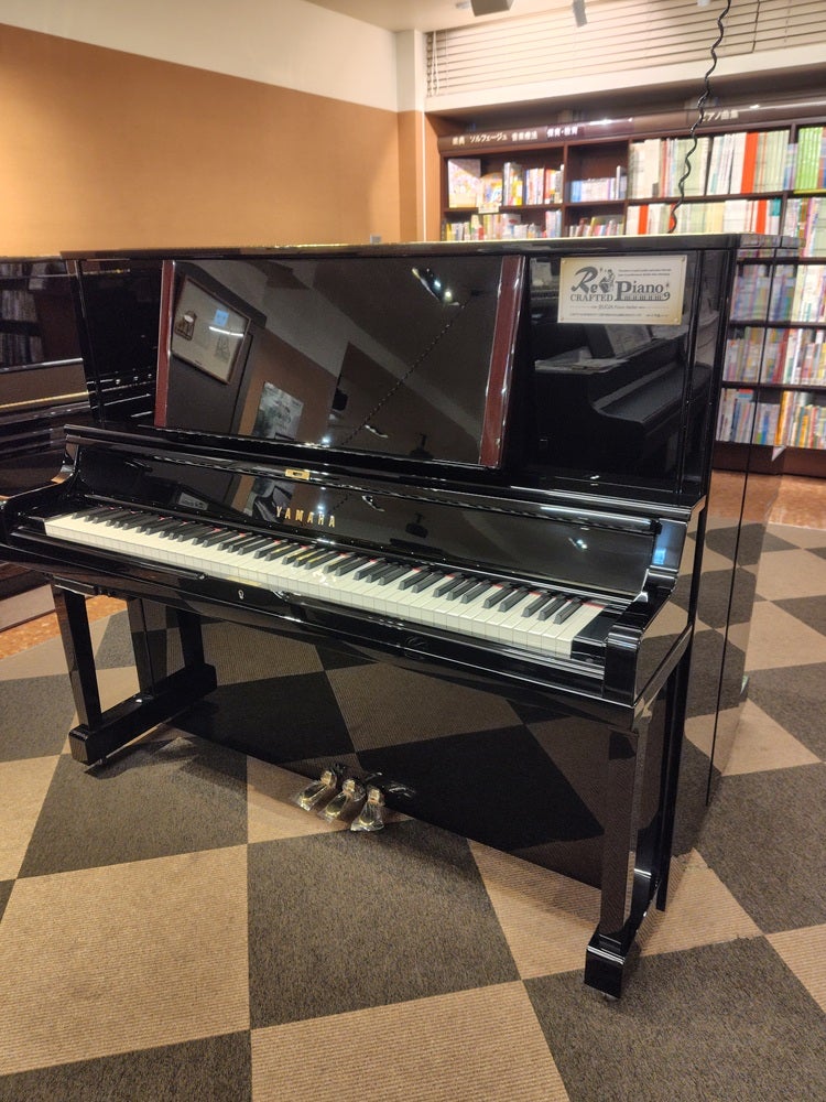 YAMAHA アップライトピアノ b113 黒 椅子付き 展示アップライトピアノ紹介】YAMAHA(ヤマハ) USED b113 2015年製