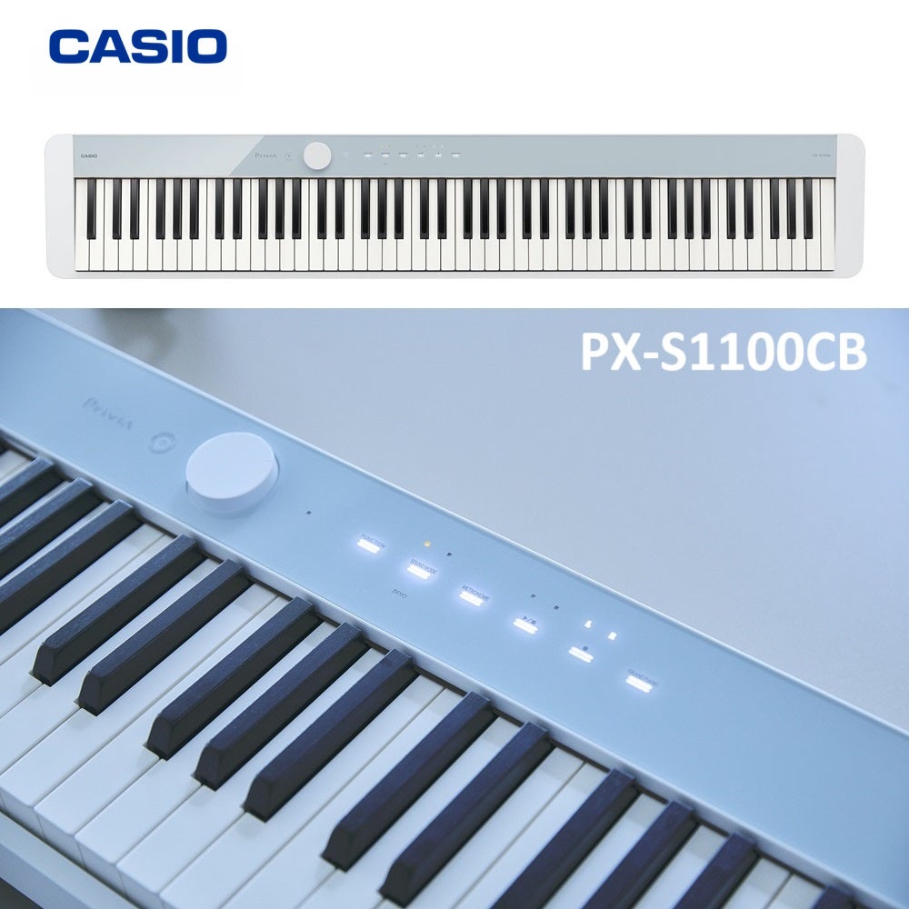 取り寄せ品になります】CASIO Privia PX-S1100BK 【専用スタンドCS-68P